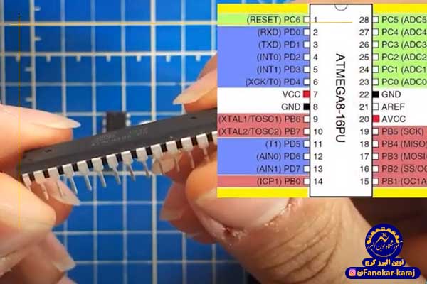 آی سی ATMEGA8 – 16PU آی سی ATMEGA8 – 16PU